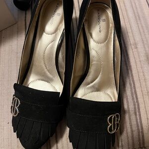 Bandolino black suede pumps. Barely worn